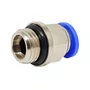 5 Conector Reto Rosca Macho Bsp 1/2 Tubo 8mm Conexão Rápida