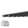 8 Chaveta 500mm 2= 8x8 / 2= 10X10 / 4= 18X11