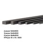 9 CHAVETAS 5x5x500mm / 6x6x500mm / 8x8x500mm / 10x8x500mm