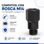 Adaptador de Boina Dupla Face P/ Politriz Polidora Rosca M14
