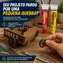 Adesivo Cola Epóxi Araldite Hobby Vidro Pedra Borracha