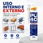 Adesivo Selante Pu40 Branco 400g Pu 40 Mundial Prime