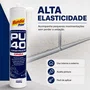 Adesivo Selante Pu40 Cinza 400g Construção Vedação