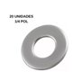 Arruela Inox 5/16 Pol Lisa 20 Unidade