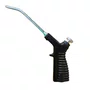 Bico de Limpeza Sopro de Ar Longo Botão Preto L100 Metalfort