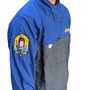 Blusa de Soldador Brim Azul Tamanho Gg Original Weld Vision