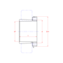 Bucha para Rolamento H307 Dmr