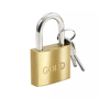 Cadeado 30mm Latão com 2 Chaves