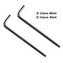 Chave Allen Abaulada 4mm e 6mm Belzer 4 Und