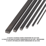 16 Chavetas Barra 500mm 4=5x5 / 6=10x8 / 6=12x8 Misto