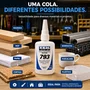 Cola Instantânea Adesivo 793 Bico Antientupimento 100g Tekbond
