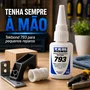 Cola Instantânea Adesivo 793 Bico Antientupimento 20g Tekbond