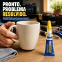 Cola Instantânea Super Cola Reparos Plástico Madeira 2g