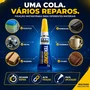 Cola Instantânea Super Cola Reparos Plástico Madeira 2g