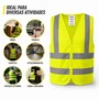 Colete Refletivo Amarelo Sem Bolso Alta Visibilidade Xxg