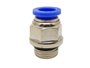 Conector Reto Rosca Macho Bsp 1/2 Tubo 12mm Conexão Rápida