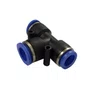 Conexão Pneumatica União T 8mm Emenda Tubo Pun - 5 Und