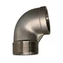 Cotovelo 90 Aço Inox Rosca Macho Femea 1/2 Pol Conexão Npt