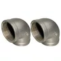 Cotovelo 90 Inox Rosca Femea 1.1/2 Polegada Conexão Npt 2 UN