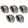 Cotovelo 90 Inox Rosca Femea 1/2 Polegada Conexão BSP 5 UND