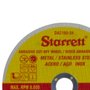 Disco de Corte Fino 7 x 1,6mm x 7/8 Pol. 12 Und Starrett