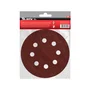 Disco Lixa 125mm Grão 220 8 Furos Lixadeira Orbital 5 Peças