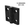 Dobradiça Nylon 40 X 40 para Máquinas Industriais 5 Und