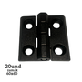 Dobradiça Zamak 60 X 60 P/ Máquinas Industriais 20 Und