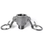 Engate Rápido Camlock Tipo B Rosca Macho 1/2 Bsp Inox 304