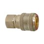 Engate Rápido para Ar 1/4 com Rosca Fêmea 3/8 Bsp