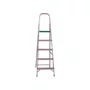 Escada de Alumínio Doméstica com 5 Degraus Suporta 120 Kg