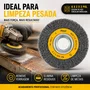 Escova de Aço Circular Ondulada 6 X 2 X 2 Pol Latão