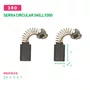 Escova de Carvão Serra Circular Skill 5300