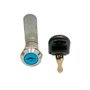 Fechadura para Moveis de Aço 19 X 20mm Chave Retratil Hardt
