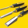 Formão 22mm Metálico Chanfrado com Cabo Plástico Stanley