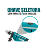 Furadeira de Impacto 13mm Mandril 1/2 800w 220v Ws3179 Wesco