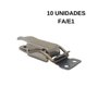 Grampo Fecho Rápido Trava Pressão Fa/e1 Inox 10 Unidades