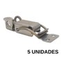 Grampo Fecho Trava Rápido Pressão Cadeado Fa3/e1 Inox 5 Und