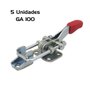 Grampo Tensor de Aperto Rápido Ga 100 Dobrado Zincado 5 Und