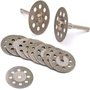 Jogo 10 Mini Discos Diamantados 25mm Corte Micro Retifica