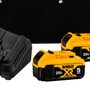 Kit 2 Baterias 20v 5ah Carregador Bolsa Dcb205c2k-br Dewalt
