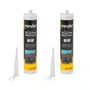 Kit 2 Silicone Preto Acetico 256g Vonder