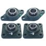 Kit 4 Mancal com Rolamento 2 Ucf 206 e 2 Ucfl 206