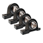 Kit 4 Mancal Pedestal com Rolamento Ucp209 Ucp 209 Eixo 45mm