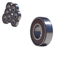 Kit 40 Rolamento 6203 2RSC3 17x40x12 Radial Dmr