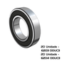Kit 40 Rolamentos 20 Pçs 6203 + 20 Pçs 6204 DDUC3 Dmr