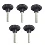 Kit 5 Manipulo Macho Inox M8 X 25mm 4526 Rosca Ma 8 -1,25