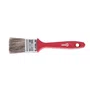 Kit 5 Trincha Pincel Gris 1.1/2 Polegadas Cabo Plástico