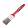 Kit 5 Trincha Pincel Gris 1.1/2 Polegadas Cabo Plástico