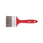 Kit 5 Trincha Pincel Gris 3 Polegadas Cabo Plástico